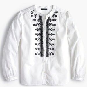 J.Crew embellished button down